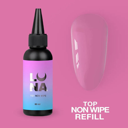 Top pour vernis gel sans couche collante LUNAmoon Top Non Wipe Refill 60 ml