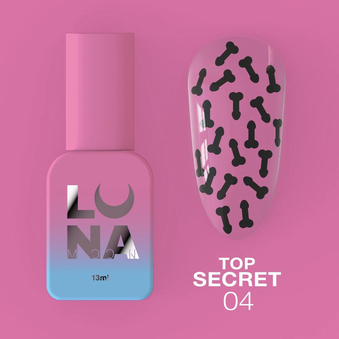 Top pour vernis gel LUNAmoon Top Secret n°4 13 ml