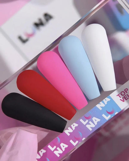 Top mat sans couche collante LUNAmoon Top Velvet Max 13 ml
