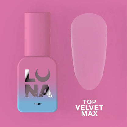 Top mat sans couche collante LUNAmoon Top Velvet Max 13 ml