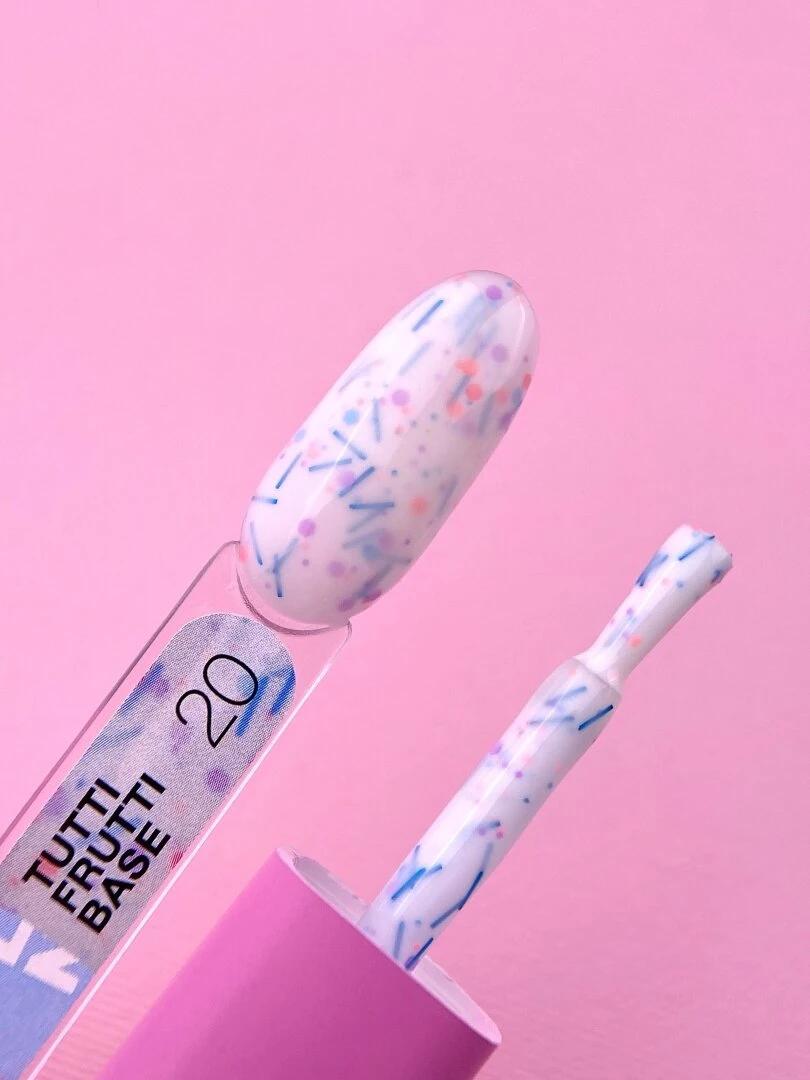 Base camouflage Lunamoon Tutti Frutti Base n°20  avec figurines colorées