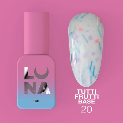 Base camouflage Lunamoon Tutti Frutti Base n° 20 avec figurines colorées
