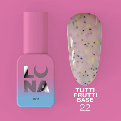 Base camouflage Lunamoon Tutti Frutti Base n°22  avec figurines colorées