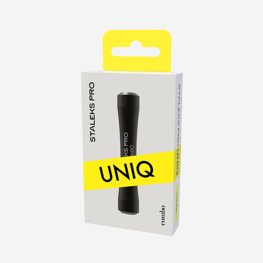 Manche modulaire noir STALEKS PRO COMBO UNIQ 10B HPQ-10B en aluminium compatible avec les embouts interchangeables UNIQ COMBO