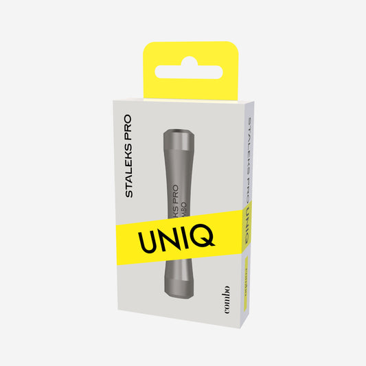 Manche modulaire STALEKS PRO COMBO UNIQ 10 HPQ-10 en aluminium argenté compatible avec les embouts interchangeables UNIQ COMBO