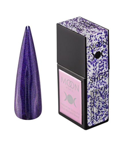 Moon Full Amazing Shimmer Top SH09 top coat avec particules scintillantes pour vernis semi-permanent et nail art professionnel.