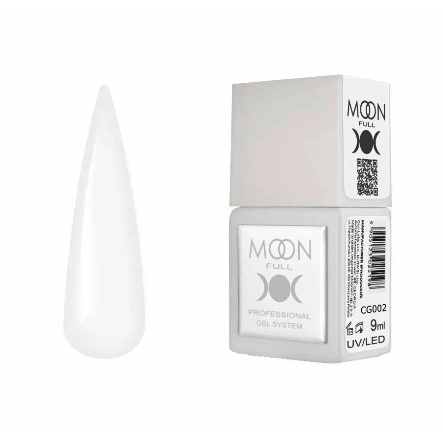 Moon Full Color CG 002 vernis semi-permanent haute pigmentation avec longue tenue, brillance miroir et formule sans HEMA ni TPO.