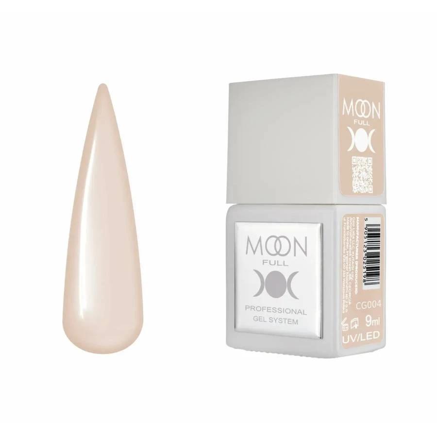 Moon Full Color CG 004 vernis semi-permanent haute pigmentation avec longue tenue, brillance miroir et formule sans HEMA ni TPO.