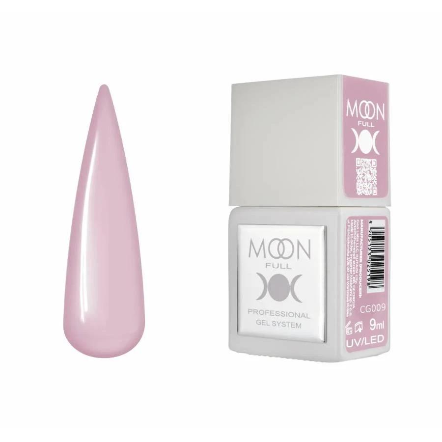 Moon Full Color CG 009 vernis semi-permanent haute pigmentation avec longue tenue, brillance miroir et formule sans HEMA ni TPO.