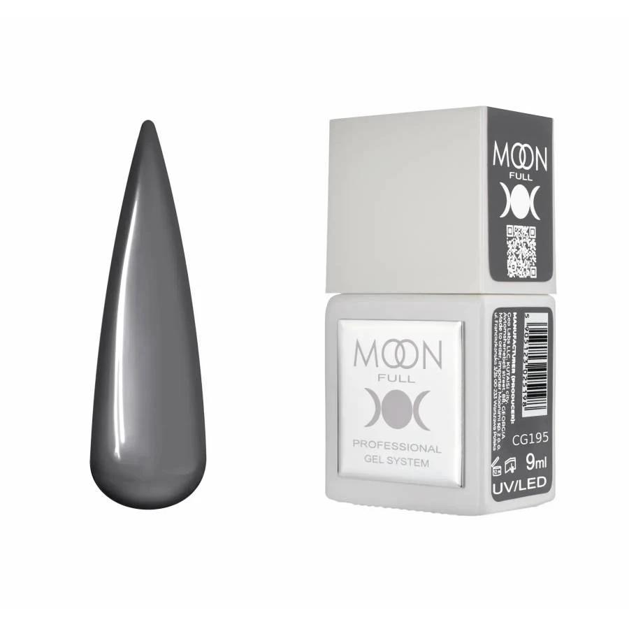 Moon Full Color CG 195 vernis semi-permanent haute pigmentation avec longue tenue, brillance miroir et formule sans HEMA ni TPO.