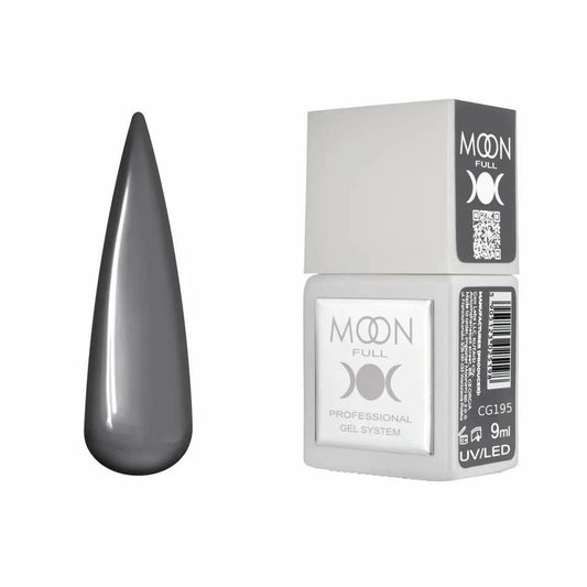 Moon Full Color CG 195 vernis semi-permanent haute pigmentation avec longue tenue, brillance miroir et formule sans HEMA ni TPO.