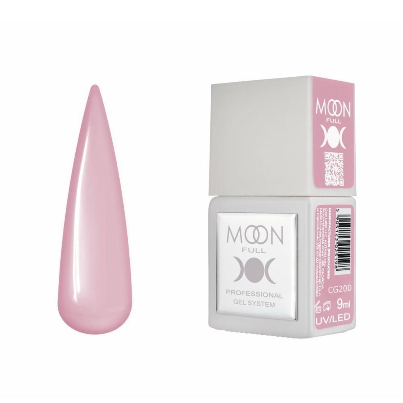 Moon Full Color CG200 vernis semi-permanent haute pigmentation avec longue tenue, brillance miroir et formule sans HEMA ni TPO.