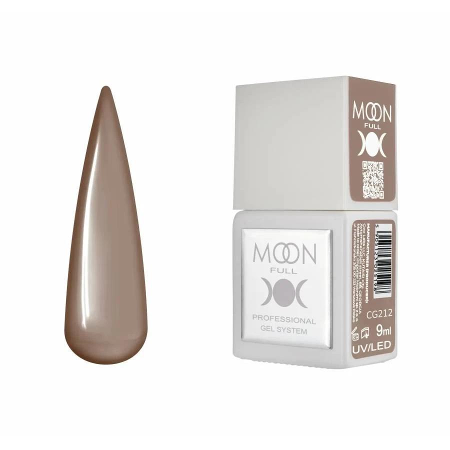 Moon Full Color CG 212 vernis semi-permanent haute pigmentation. Tenue jusqu’à 4 semaines, brillance intense et formule sans HEMA ni TPO.