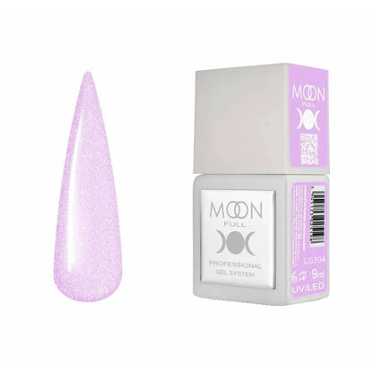 Moon Full Color CG 304 vernis semi-permanent haute pigmentation avec longue tenue, brillance miroir et formule sans HEMA ni TPO.