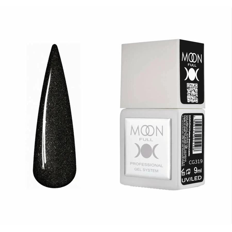 Moon Full Color CG 319 vernis semi-permanent haute pigmentation avec longue tenue, brillance miroir et formule sans HEMA ni TPO.