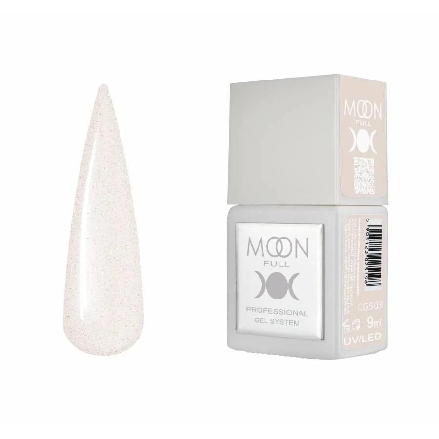 Moon Full Color CG 503 vernis semi-permanent haute pigmentation avec longue tenue, brillance miroir et formule sans HEMA ni TPO.