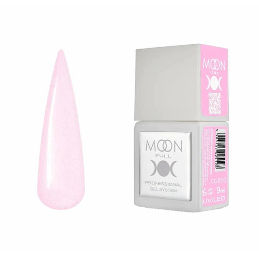 Moon Full Color CG 510 vernis semi-permanent haute pigmentation avec longue tenue, brillance miroir et formule sans HEMA ni TPO.