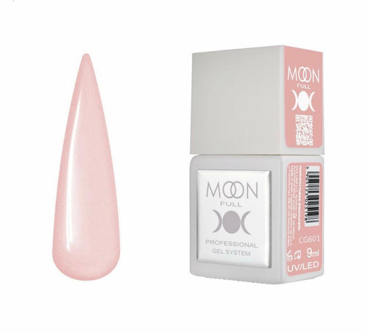 Moon Full Color CG 601 vernis semi-permanent haute pigmentation avec longue tenue, brillance miroir et formule sans HEMA ni TPO.