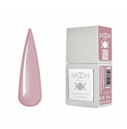 Moon Full Color CG622 vernis semi-permanent haute pigmentation avec longue tenue, brillance miroir et formule sans HEMA ni TPO.