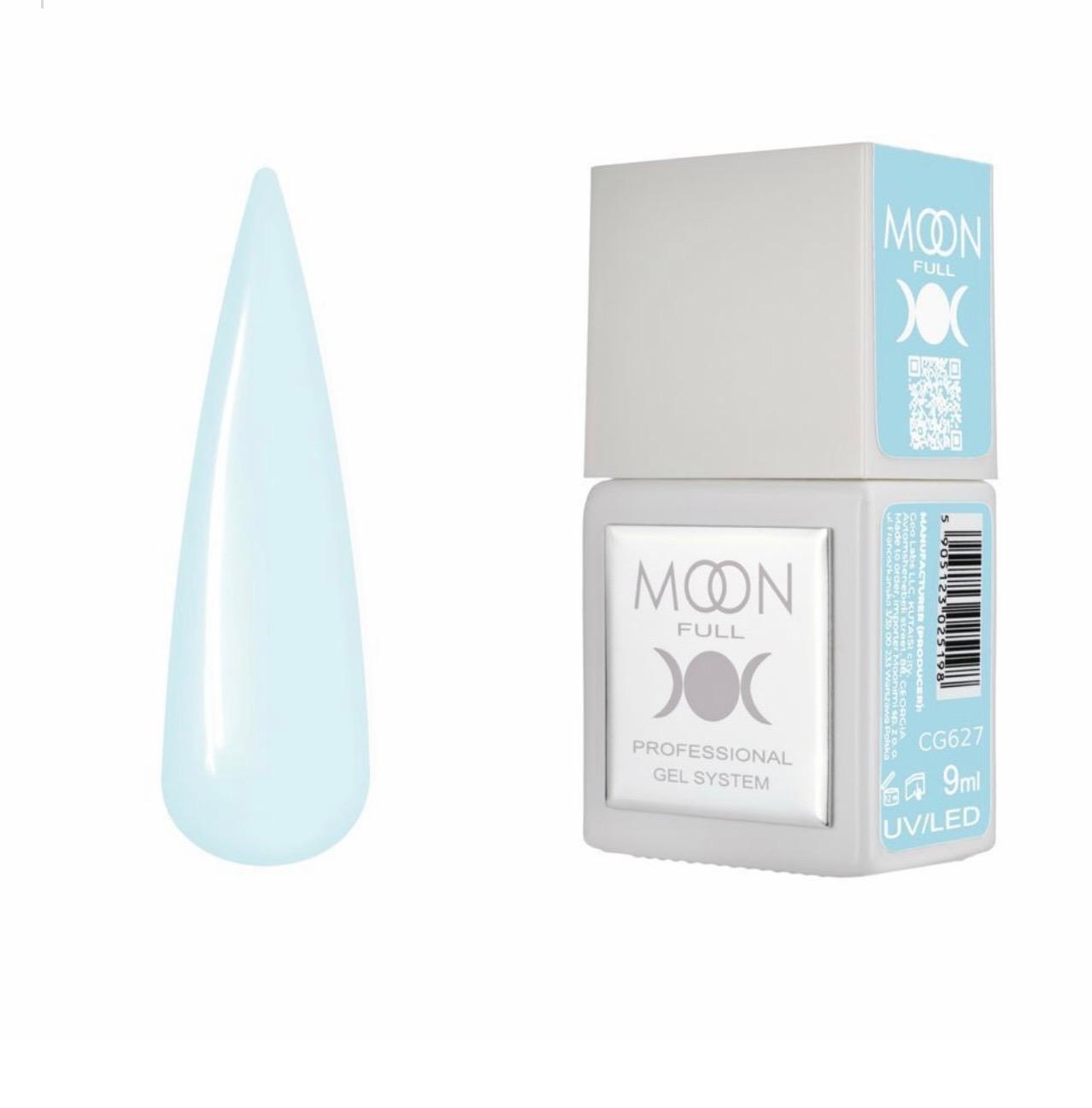 Moon Full Color CG627 vernis semi-permanent haute pigmentation avec longue tenue, brillance miroir et formule sans HEMA ni TPO.