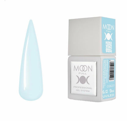 Moon Full Color CG627 vernis semi-permanent haute pigmentation avec longue tenue, brillance miroir et formule sans HEMA ni TPO.