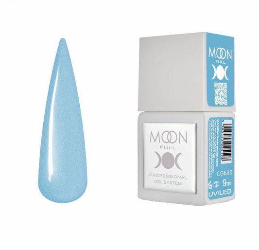 Moon Full Color CG630 vernis semi-permanent haute pigmentation avec longue tenue, brillance miroir et formule sans HEMA ni TPO.