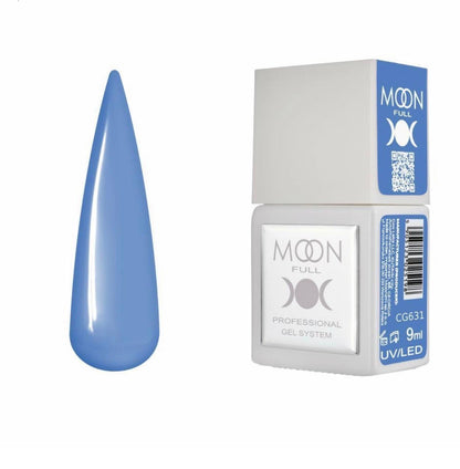 Moon Full Color CG631 vernis semi-permanent haute pigmentation avec longue tenue, brillance miroir et formule sans HEMA ni TPO.