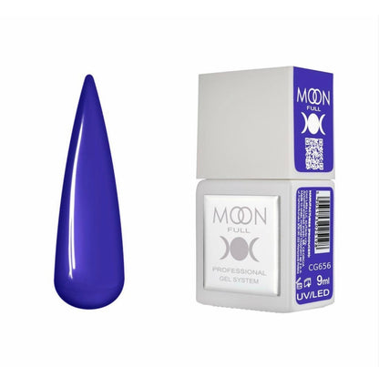 Moon Full Color CG656 vernis semi-permanent haute pigmentation avec longue tenue, brillance miroir et formule sans HEMA ni TPO.
