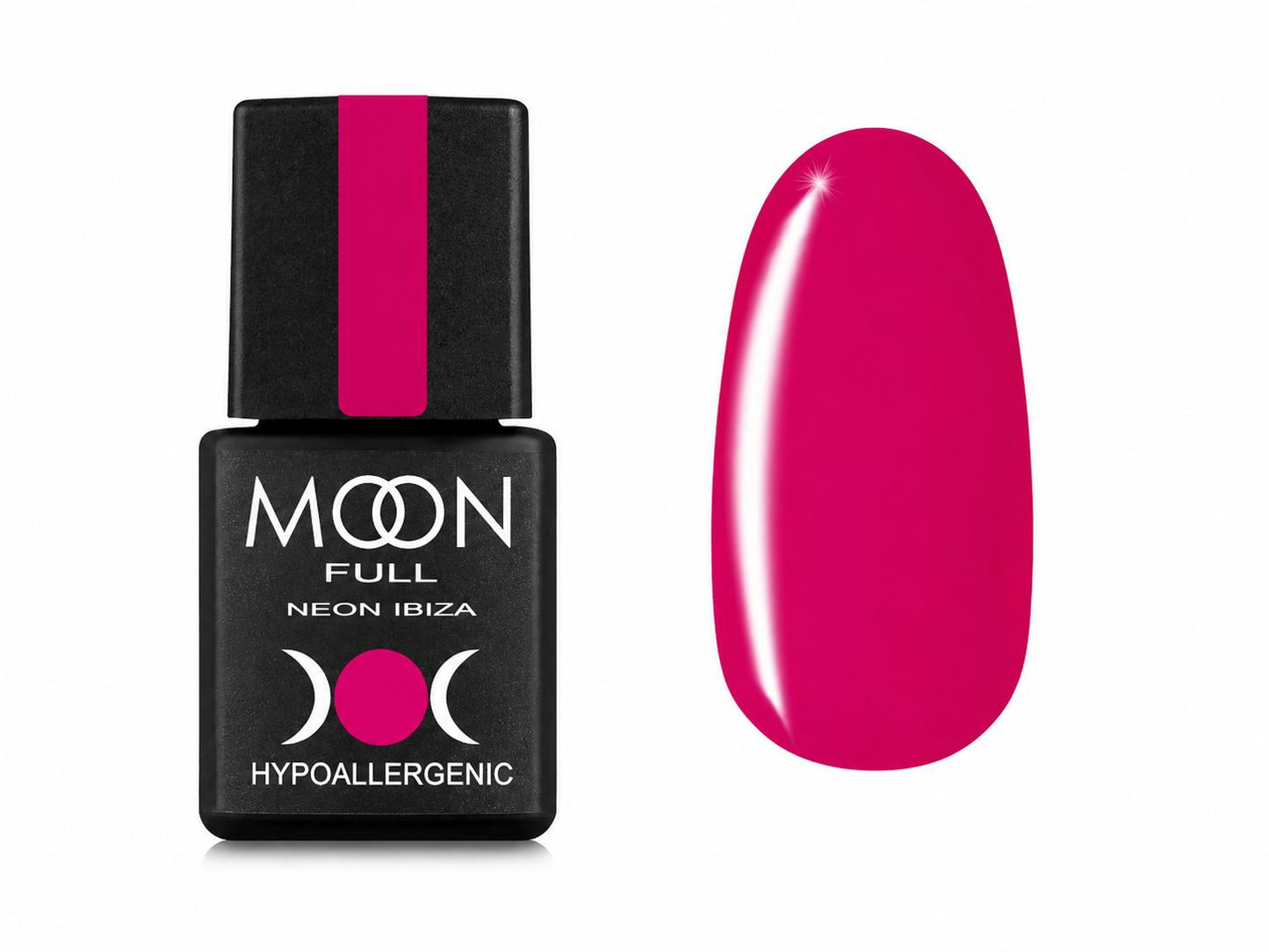 Moon Full Ibiza Color Gel Polish N°717 vernis semi-permanent professionnel avec couleur intense et longue tenue.