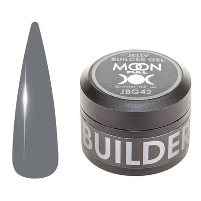 Moon Full Jelly Builder Gel JBG 42 gel de construction à texture jelly pour extension, renforcement et modelage des ongles, sans TPO ni HEMA.