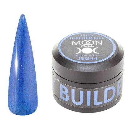 Moon Full Jelly Builder Gel JBG 44 gel de construction à texture jelly pour extension, renforcement et modelage des ongles, sans TPO ni HEMA.