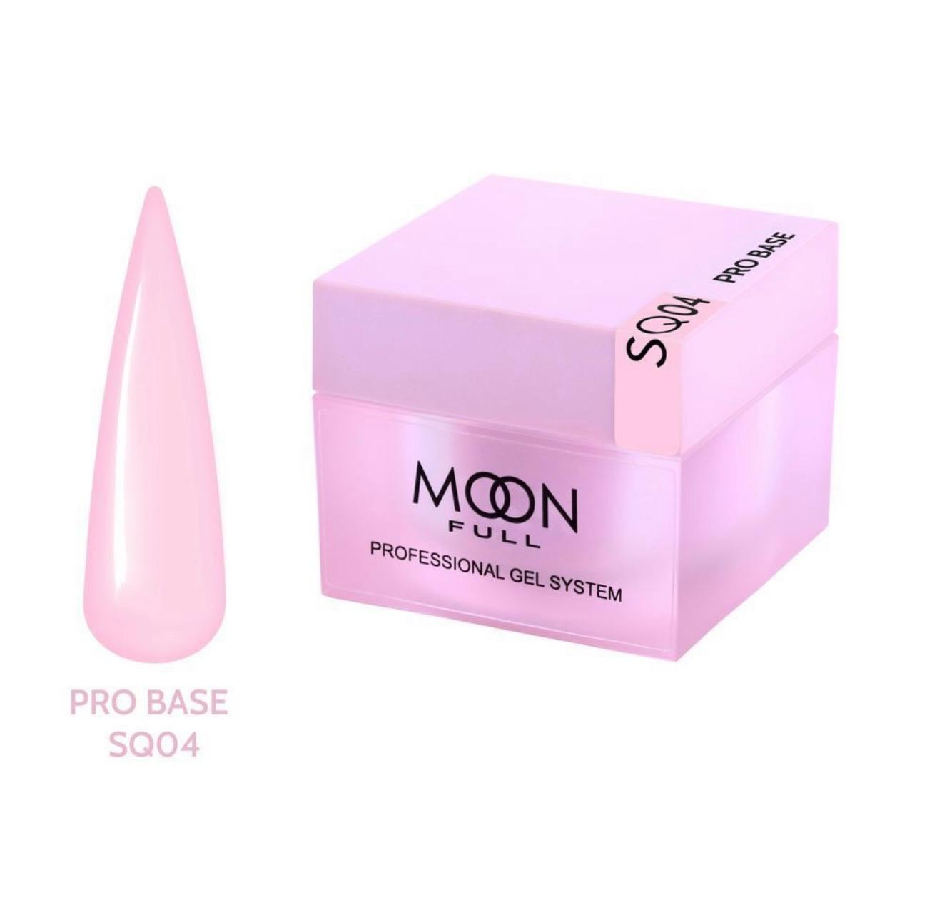 Base pour vernis gel Moon Full Nude PRO Base SQ04 HEMA TPO FREE 30 ml