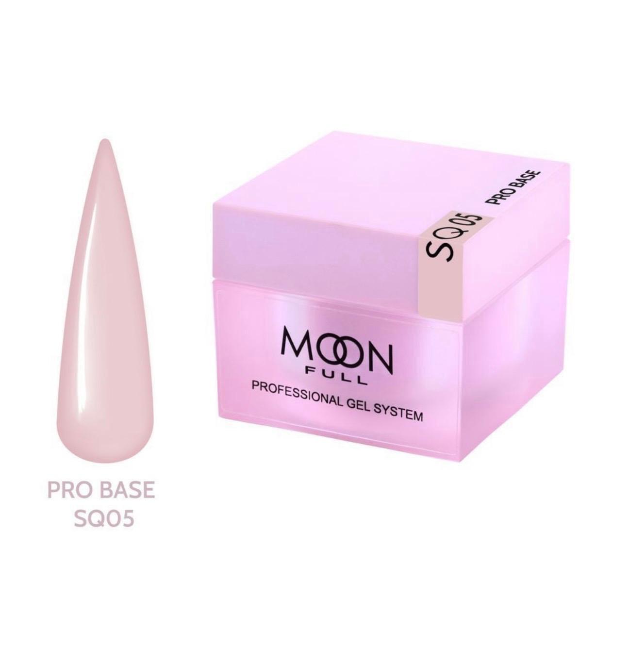 Base pour vernis gel Moon Full Nude PRO Base SQ05 HEMA TPO FREE 30 ml