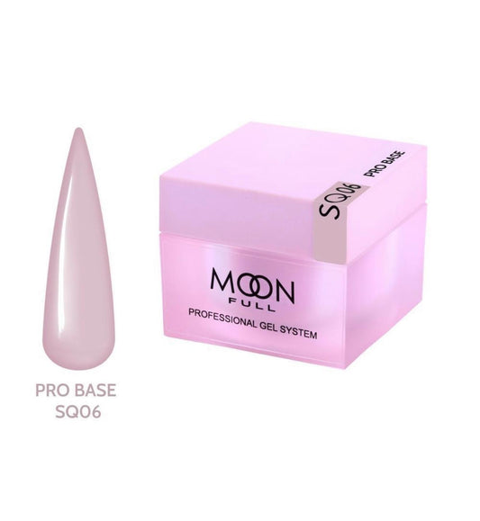 Base pour vernis gel Moon Full Nude PRO Base SQ06 HEMA TPO FREE 30 ml