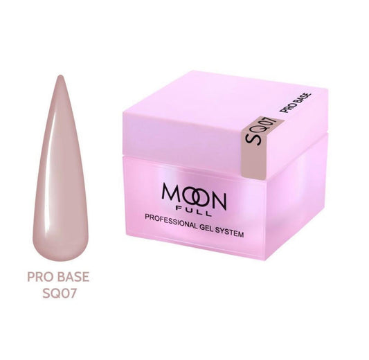 Base pour vernis gel Moon Full Nude PRO Base SQ07 HEMA TPO FREE 30 ml