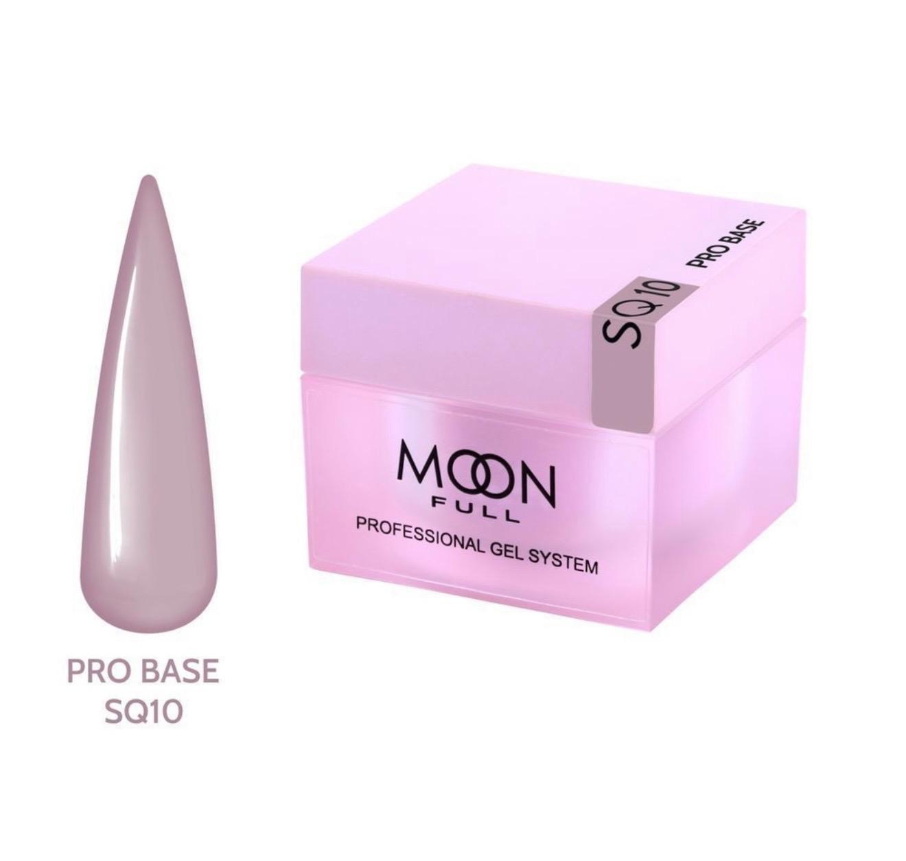 Base pour vernis gel Moon Full Nude PRO Base SQ10 HEMA TPO FREE 30 ml