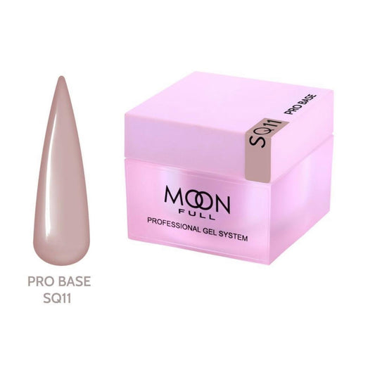 Base pour vernis gel Moon Full Nude PRO Base SQ11 HEMA TPO FREE 30 ml