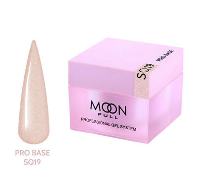 Base pour vernis gel Moon Full Nude PRO Base SQ19 HEMA TPO FREE 30 ml