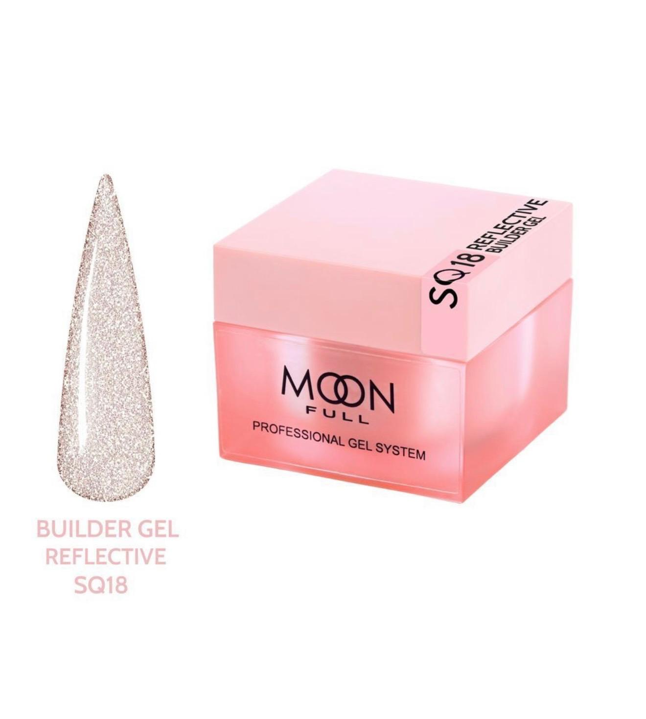 Gel de construction réfléchissant Moon Full Reflective Builder Gel SQ18 30 ml
