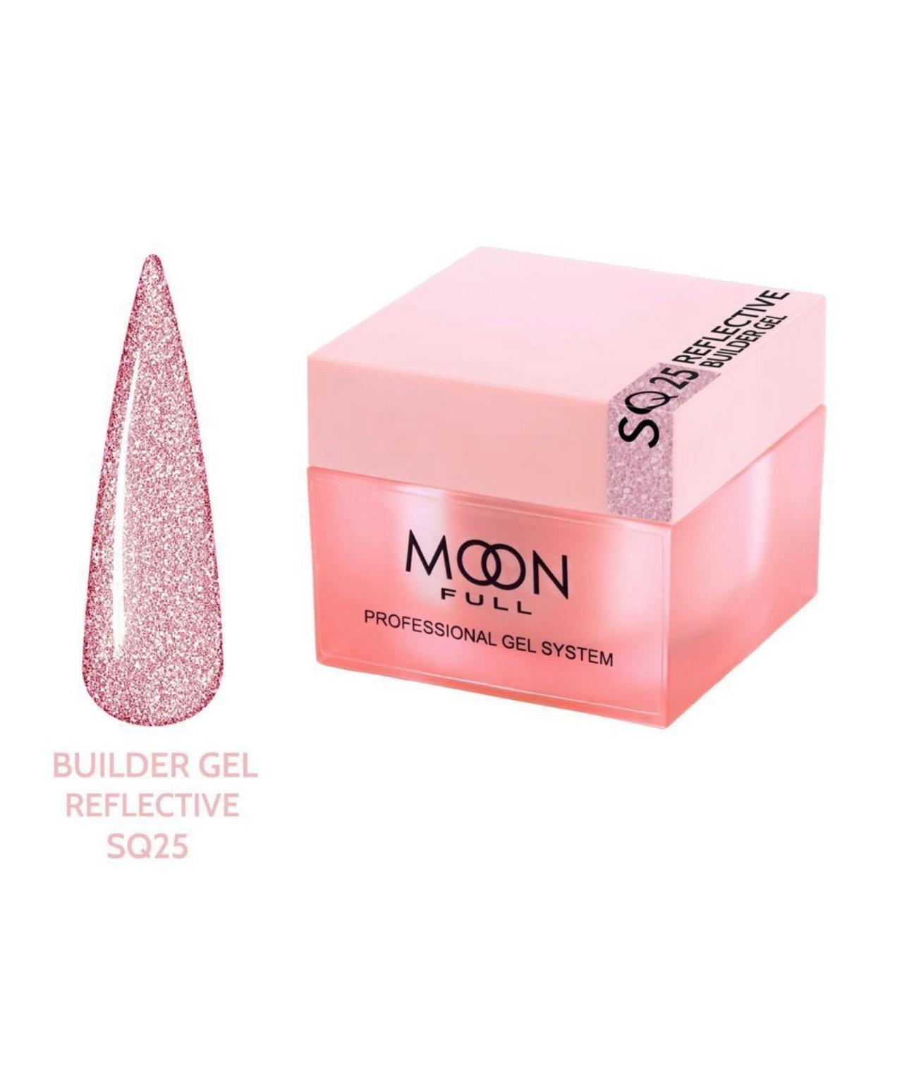Gel de construction réfléchissant Moon Full Reflective Builder Gel SQ25 30 ml