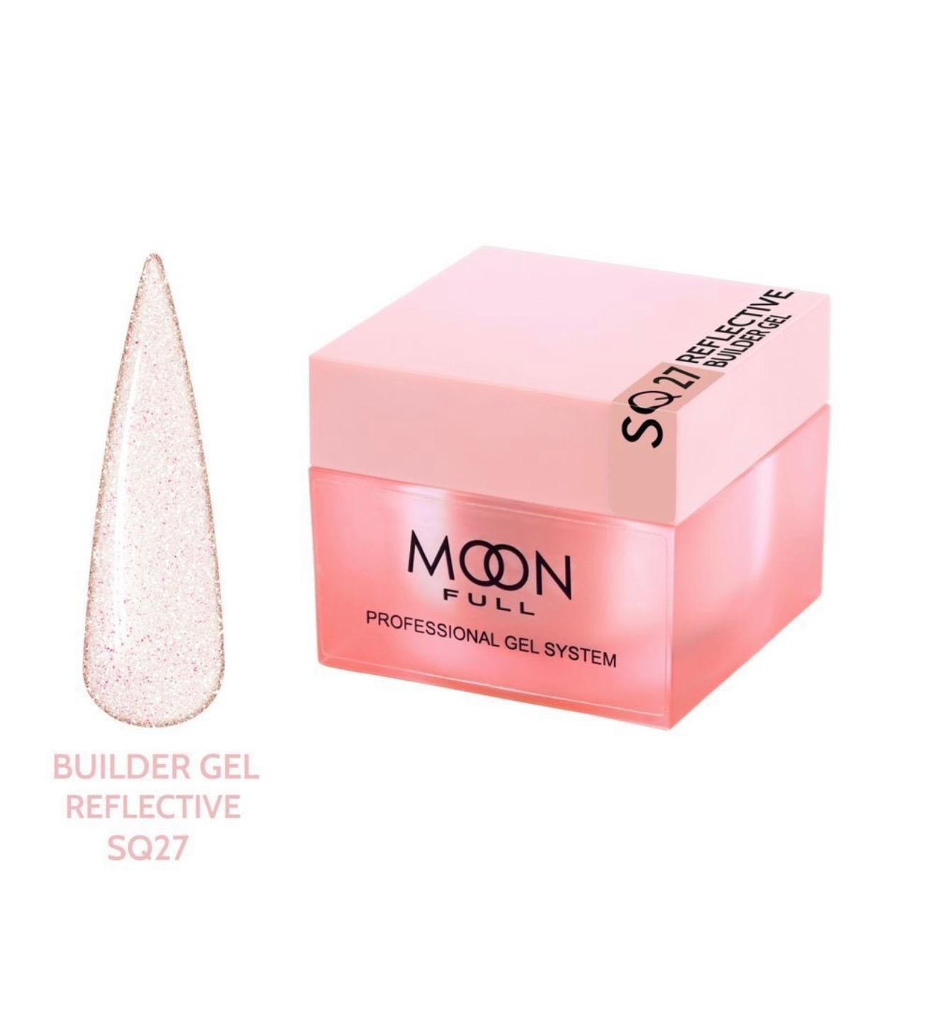 Gel de construction réfléchissant Moon Full Reflective Builder Gel SQ27 30 ml