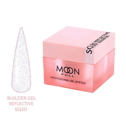 Gel de construction réfléchissant Moon Full Reflective Builder Gel SQ30 30 ml