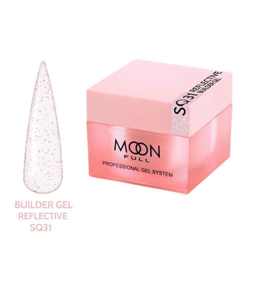 Gel de construction réfléchissant Moon Full Reflective Builder Gel SQ31 30 ml