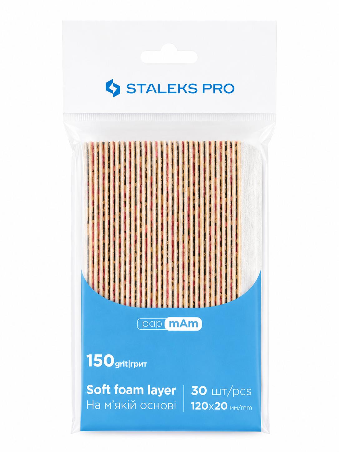 Recharges jetables Soft papmAm STALEKS PRO SMART 20 grain 150, longueur 120 mm, lot de 30 pièces