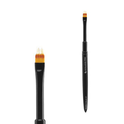 Pinceau dégradé Ombre STALEKS PRO EXPERT NBE-07 avec fibres nylon 7 x 11 mm pour effets gradient, ombré et nail art professionnel