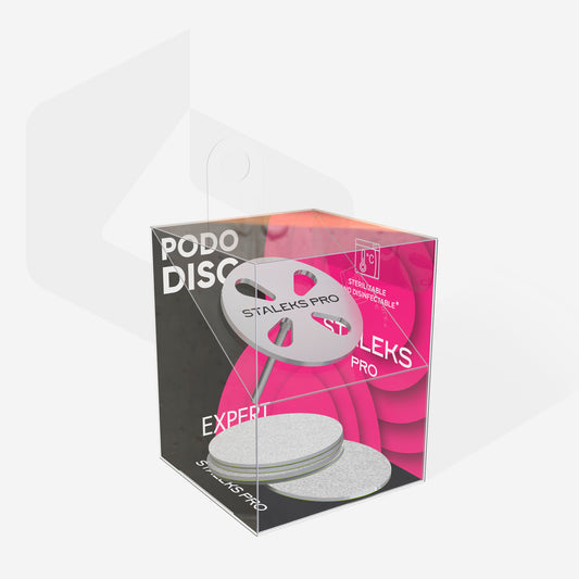 Disque de pédicure PODODISC STALEKS PRO EXPERT L avec 5 limes grain 180