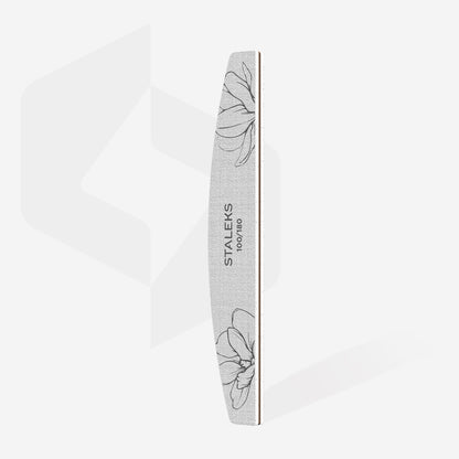 STALEKS PRO EXPERT 40 NFE-40-100/180 lime minérale jetable professionnelle demi-lune double face pour manucure et pédicure.