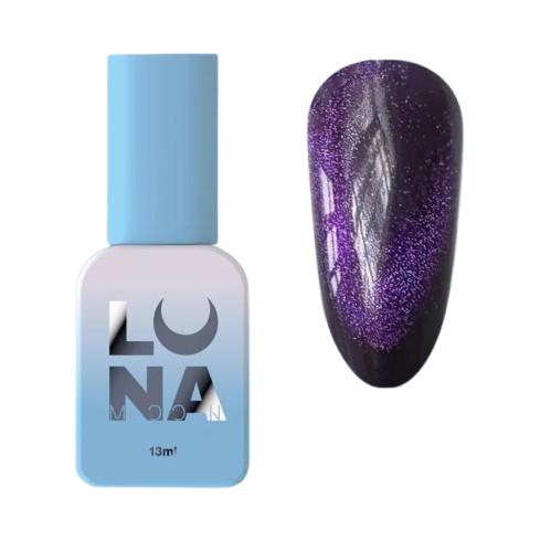 Vernis semi-permanent Color Cat Eye №258 avec effet œil de chat magnétique et base vitrail translucide pour nail art professionnel.