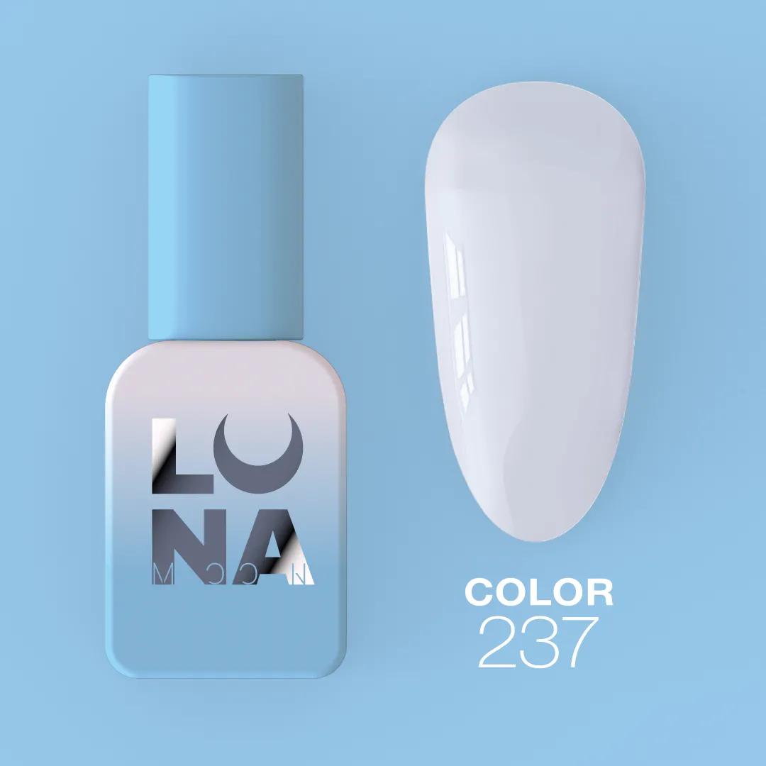 Vernis semi-permanent Color №237 hautement pigmenté avec texture auto-égalisante et finition brillante pour manucure professionnelle.